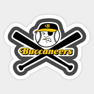 Retro Salem Buccaneers Minor League Baseball 1987 Sticker